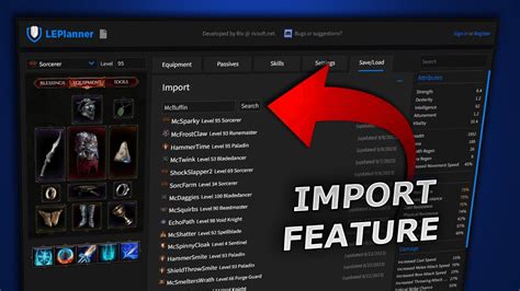 Maxroll LEPlanner Import Feature .